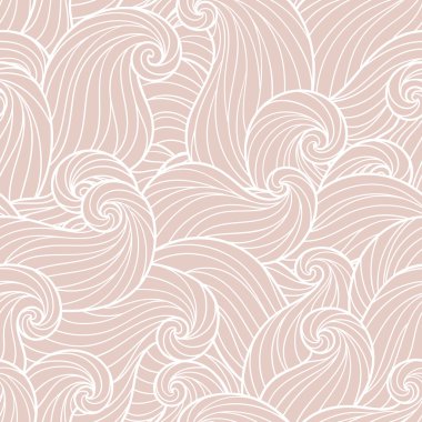 Elle çizilmiş kesintisiz dalga arka plan.  