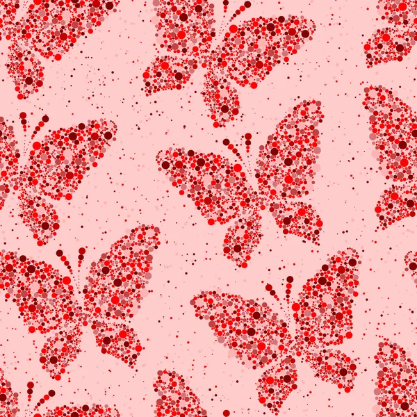 Butterfly  seamless pattern background — Stock Photo, Image