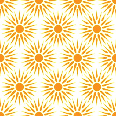 Güneş'in şirin seamless modeli. 