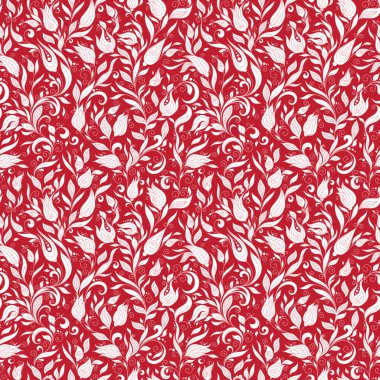 Seamless modeli. Paisley çiçek Çizim tasarım