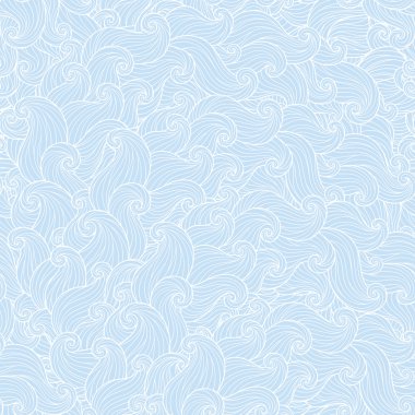 Elle çizilmiş kesintisiz dalga arka plan.  