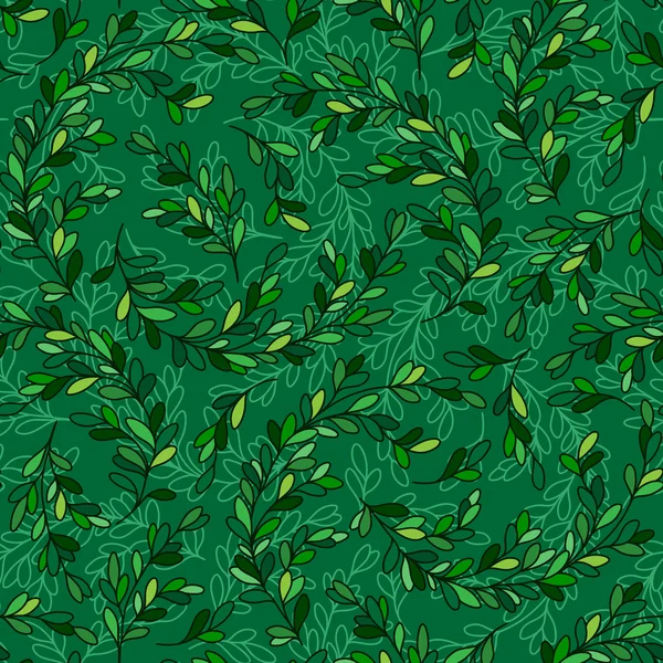 Seamless  vintage pattern with sprigs — Stock Photo, Image