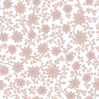 Sorunsuz vektör çiçek desenli renkli fantezi bitkiler ile ve 