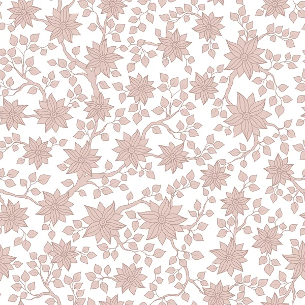 Sorunsuz vektör çiçek desenli renkli fantezi bitkiler ile ve 