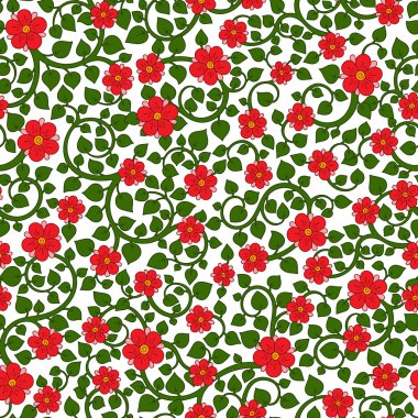 çiçek sorunsuz doku, çiçekler sonsuz desen.