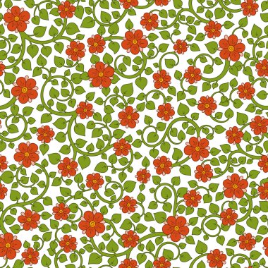 çiçek sorunsuz doku, çiçekler sonsuz desen.