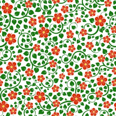 çiçek sorunsuz doku, çiçekler sonsuz desen.