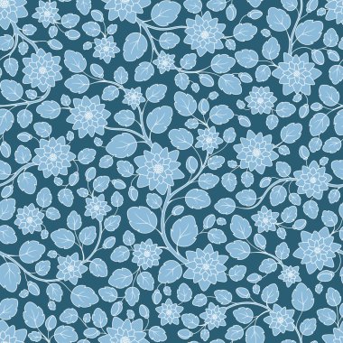 Sorunsuz vektör çiçek desenli renkli fantezi bitkiler ile ve 