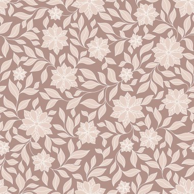 Kına Mehndi Dövme Doodles Dikişsiz Desen- Paisley Çiçekler Il