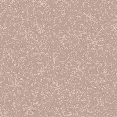 Kına Mehndi Dövme Doodles Dikişsiz Desen- Paisley Çiçekler Il