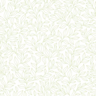 güzel bahar yaprakları seamless modeli
