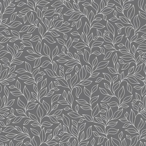 Grey seamless autumn pattern. — Διανυσματικό Αρχείο