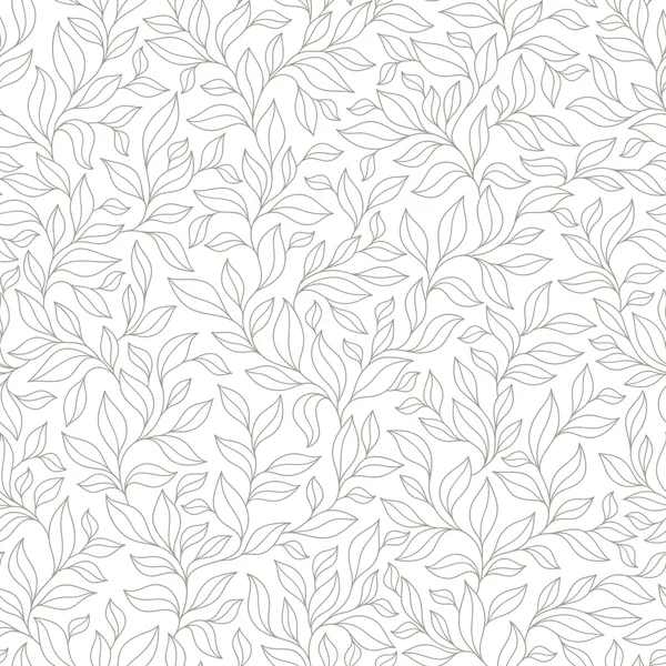Grey seamless autumn pattern.