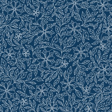 Sorunsuz vektör çiçek desenli renkli fantezi bitkiler ile ve 