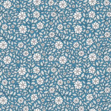 Sorunsuz vektör çiçek desenli renkli fantezi bitkiler ile ve 