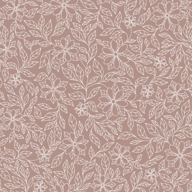 Sorunsuz vektör çiçek desenli renkli fantezi bitkiler ile ve 