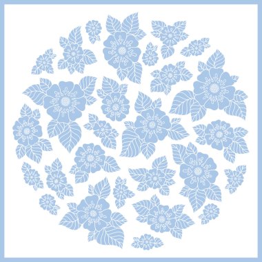 Çiçek bir buket ile Vintage zarif raster arka plan . 