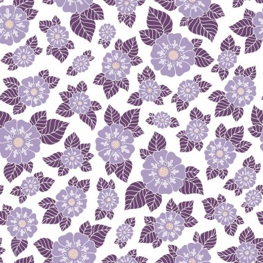 Dantel dikişsiz el çizilmiş vektör deseni. 