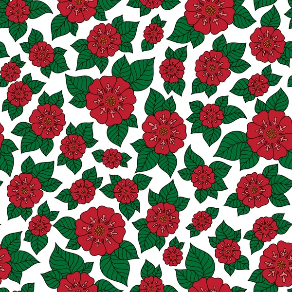 Çiçek çizilmiş kroki arka plan.