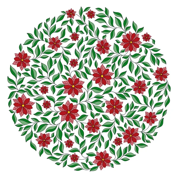 Векторная иллюстрация красивого цветочного букета с весенним оттенком — стоковый вектор