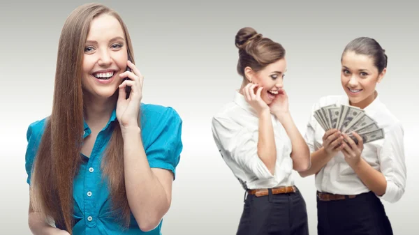 Team of young successful business people — Stock Photo, Image