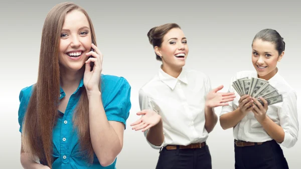 Team of young successful business people — Stock Photo, Image