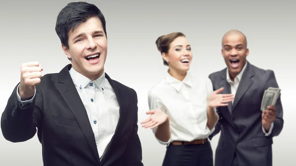 Team of young successful business people — Stock Photo, Image