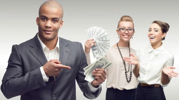 Team of young successful business people — Stock Photo, Image