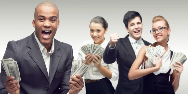 Team of young successful business people — Stock Photo, Image