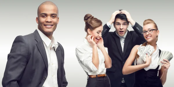 Team of young successful business people — Stock Photo, Image