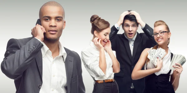 Team of young successful business people — Stock Photo, Image