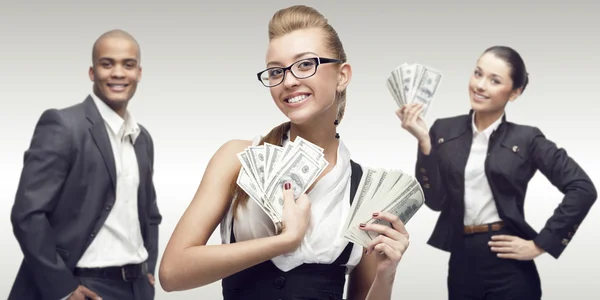 Team of young successful business people — Stock Photo, Image