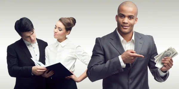 Young successful business people — Stock Photo, Image