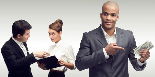 Young successful business people — Stock Photo, Image