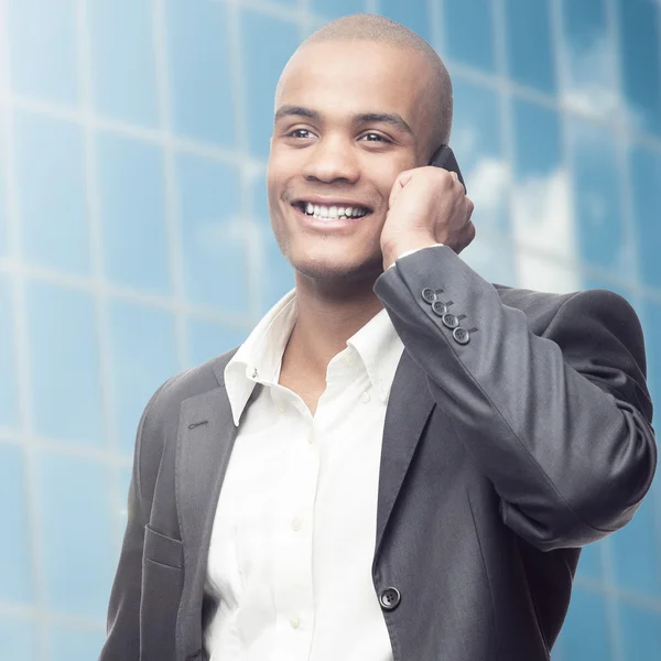 Successful young african businessman — Stock Photo, Image
