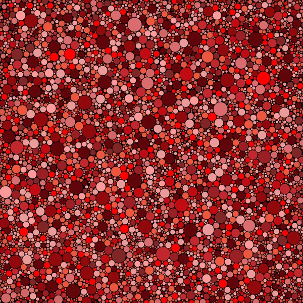 Pequeños círculos rojos textura fondo — Archivo Imágenes Vectoriales