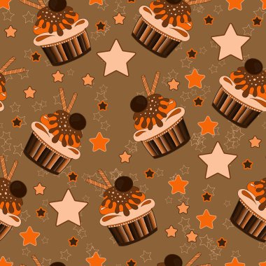 vektör desen kek çikolata