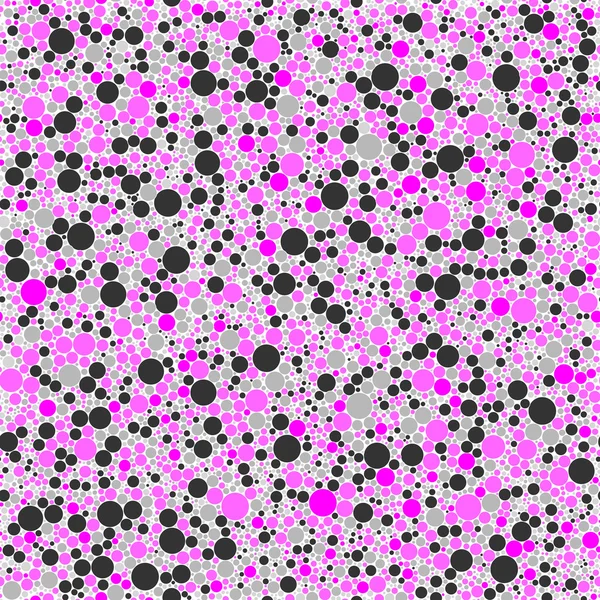 Vektor absztrakt varrat nélküli mintát szürke rózsaszín körök textúra — Stock Vector
