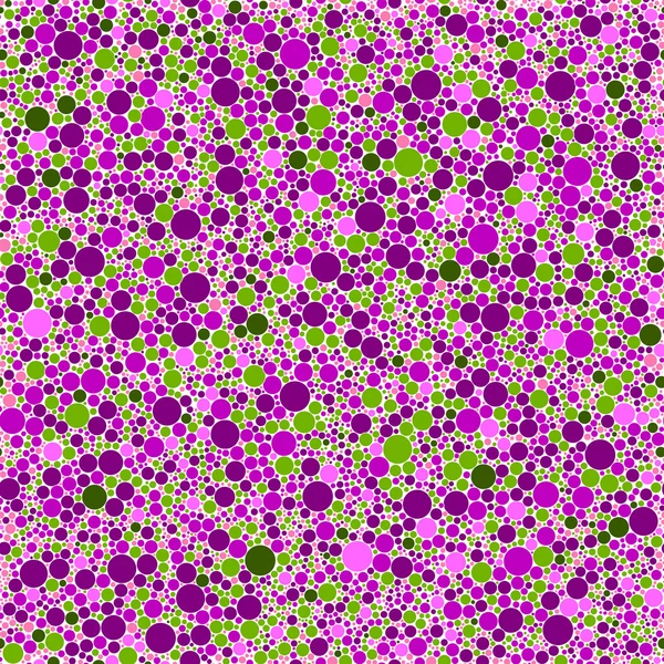 Vector abstracto patrón sin costura pequeños círculos verdes púrpura textura fondo — Archivo Imágenes Vectoriales
