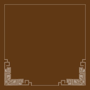 vektör vintage kenarlık çerçevesi