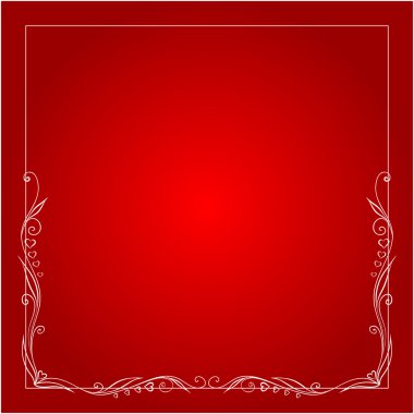 Sevgililer günü için tebrik çerçeve