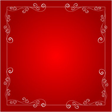 Sevgililer günü için tebrik çerçeve