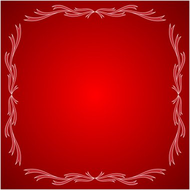 Kırmızı vintage çerçeve tasarımı için tebrik kartı