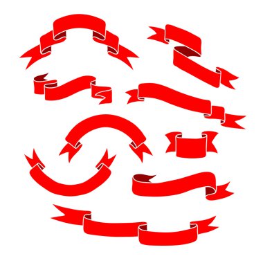 Vintage şerit Banner koymak