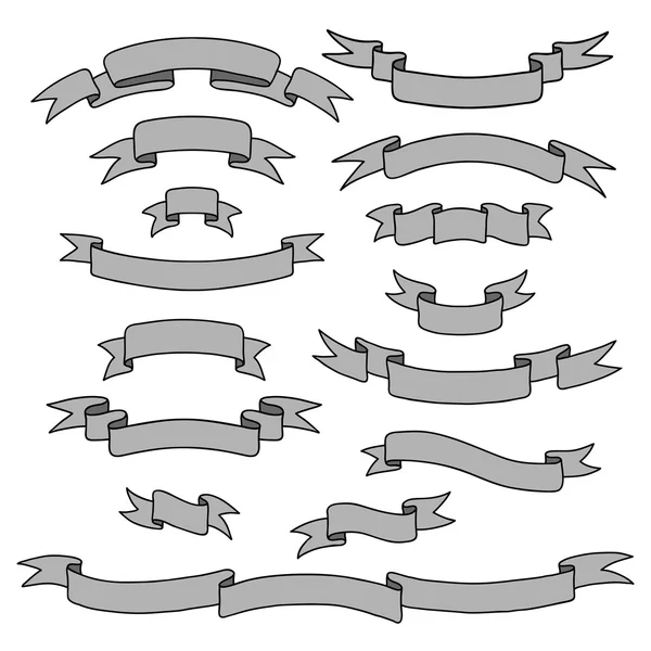 Vintage şerit Banner koymak