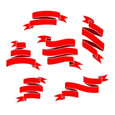 Vintage şerit Banner koymak