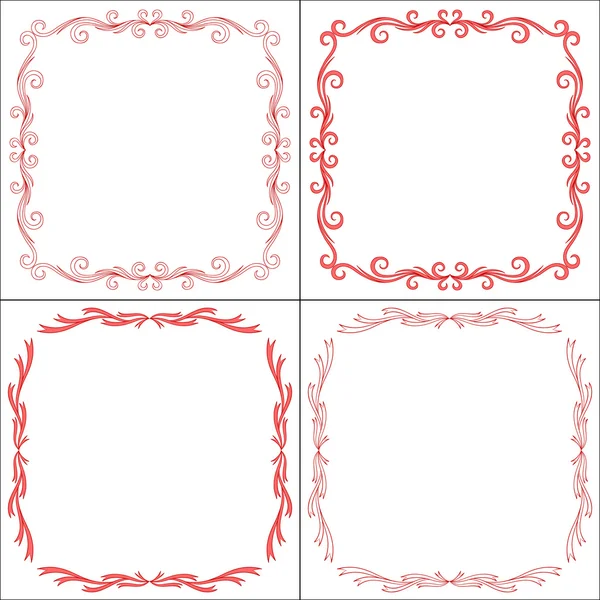 Molduras decorativas vetoriais —  Vetores de Stock