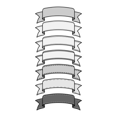 Vintage şerit Banner koymak