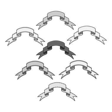 Vintage şerit Banner koymak