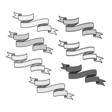 Vintage şerit Banner koymak